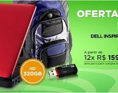 Só Hoje: Promoção do Dell Notebook 15″ com Mochila e Pendrive 8GB!