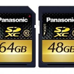 Panasonic anuncia cartões SDXC de 48 e 64GB