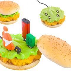 Hub USB em Forma de Hambúrguer!