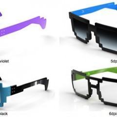 Óculos Escuros Pixelados com 5 dpi ou 6 dpi!