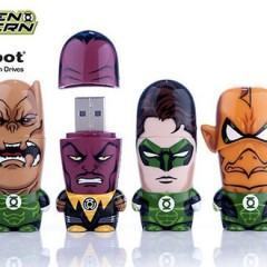 Mimobot Flash Drives do Lanterna Verde: Hal Jordan, Sinestro, Tomar-Re e Kilowog
