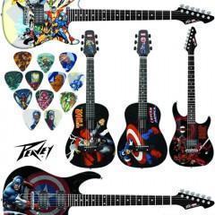 Guitarras Peavey com Personagens Marvel