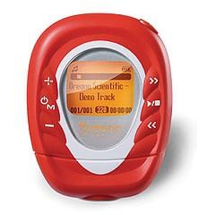 MP3 a prova d´água com pedômetro