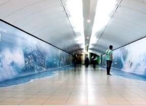 Estação do Metrô Rio é Inundada na Ação de Lançamento do Filme 2012