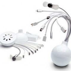 Hub Com 8 Braços, Ventilador e Luz