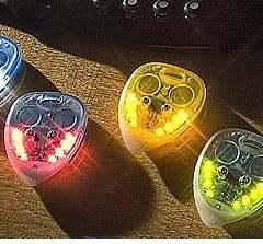 Palhetas Com LEDs Coloridos