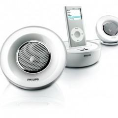 Caixas de Som com Dock para iPod da Philips