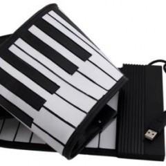 Um Piano Que Pode Ser Enrolado