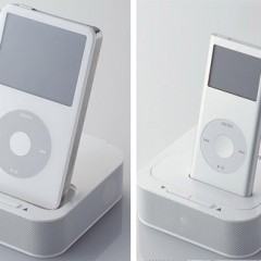 Mini Dock para iPod com Caixas de Som Integradas