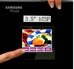 LCD com touch screen embutido