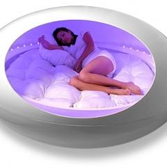 Um Móvel Relaxante com Luzes LED e Sistema de Som