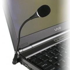 Um Microfone Flexível para o seu Notebook