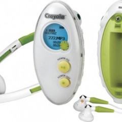 MP3 Player com a Marca da Crayon