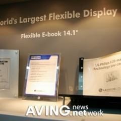 LG Phillips lança o maior E-book flexível do mundo