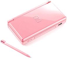 Nintendo DS Lite cor de rosa