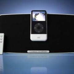 Dock com Caixas de Som para iPod e Creative Zen