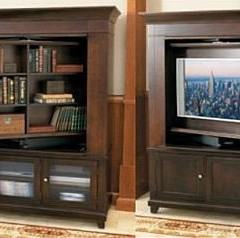 Uma Estante de Livros Reversível para Home Theater