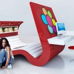 Wave Chaise, Um Sofá para Adolescentes Tecnológicos