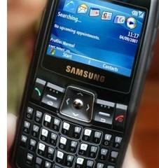 O novo telefone Pocket PC da Samsung