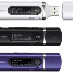 Sony Walkman NWD-B100 com Conector USB 2.0