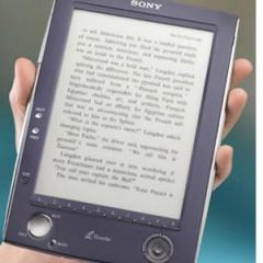 Para ler seus e-books: Sony Portable Reader