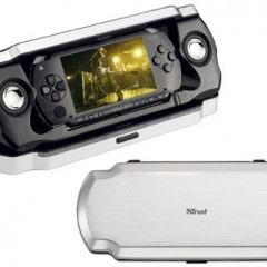 Case Protetor da Trust para PSP com Caixas de Som Integradas