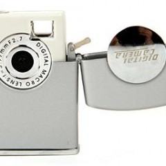 Um Zippo com Câmera Digital