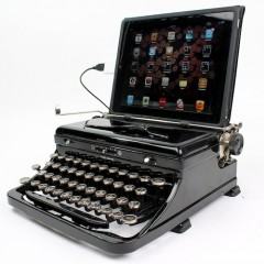 Transforme seu iPad em uma autêntica máquina de escrever!