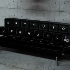 O sofá teclado QWERTY!