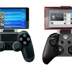 Acessório para usar o smartphone no controle do PS4 ou Xbox One