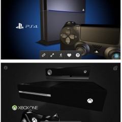 Confira modelos em 3D dos novos consoles Xbox One e PS4!