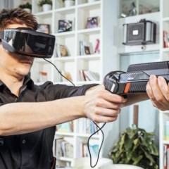 ANTVR, óculos de realidade virtual com gamepad que vira arma (ou sabre de luz)