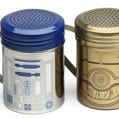 Saleiro R2-D2 e pimenteiro C-3PO