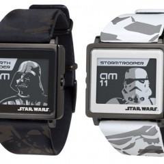 Relógio Star Wars da Epson com tela e-ink: Darth Vader, R2-D2, C-3PO e Stormtrooper
