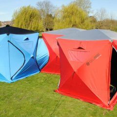 Qube, uma barraca modular para acampar com um grupo de amigos