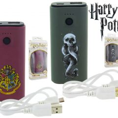 Hogwarts e Death Eater Power Banks – Baterias externas temáticas da saga Harry potter