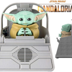 Caixa de Som Star Wars: The Mandalorian com Grogu Animatrônico (Baby Yoda)