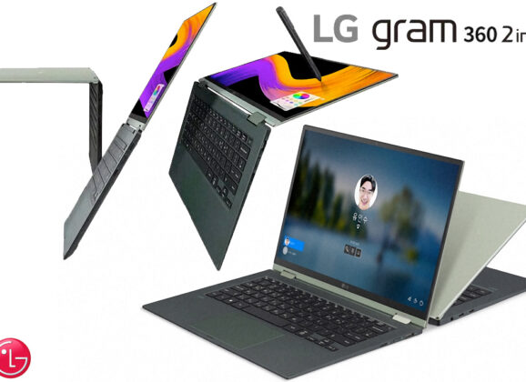 Notebook LG Gram 360 2-em-1 com Tela que Vira 360 Graus