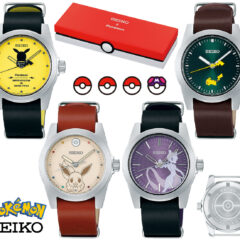 Relógios de Pulso Pokémon Seiko com Pikachu, Eevee e Mewtwo