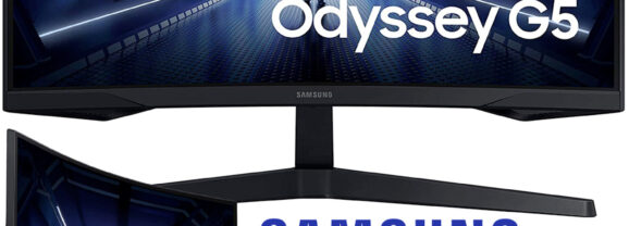 Monitor Samsung Odyssey G5 Gamer com Tela Curva de 34″
