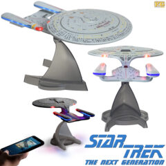Caixa de Som Star Trek TNG USS Enterprise NCC-1701-D Bluetooth Speaker