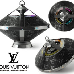 Caixa de Som Louis Vuitton Horizon Light Up com Formato Diferente