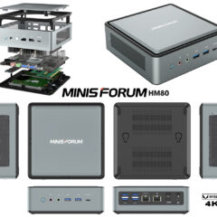 Mini Computador Minisforum EliteMini HM80