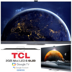 Televisão TCL Mini LED + QLED 4K C825 com Google TV no Brasil