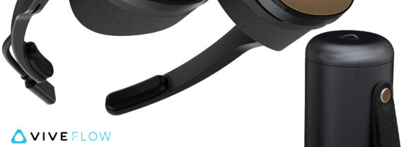 Vive Flow VR Headset da HTC com design de óculos de sol