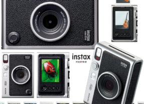 Câmera Instantânea Instax Mini Evo da Fujifilm para fotos digitais ou impressas