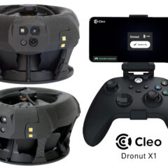 Drone Cleo Robotics Dronut X1 para ambientes fechados