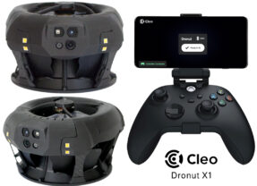 Drone Cleo Robotics Dronut X1 para ambientes fechados