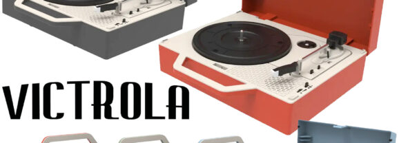 Toca-Discos Maleta Victrola Re-Spin com Bluetooth e Design Sustentável