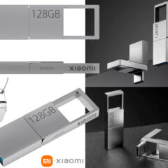 Flash Drive Xiaomi U Disk com interface dupla Tipo-A e Tipo-C
